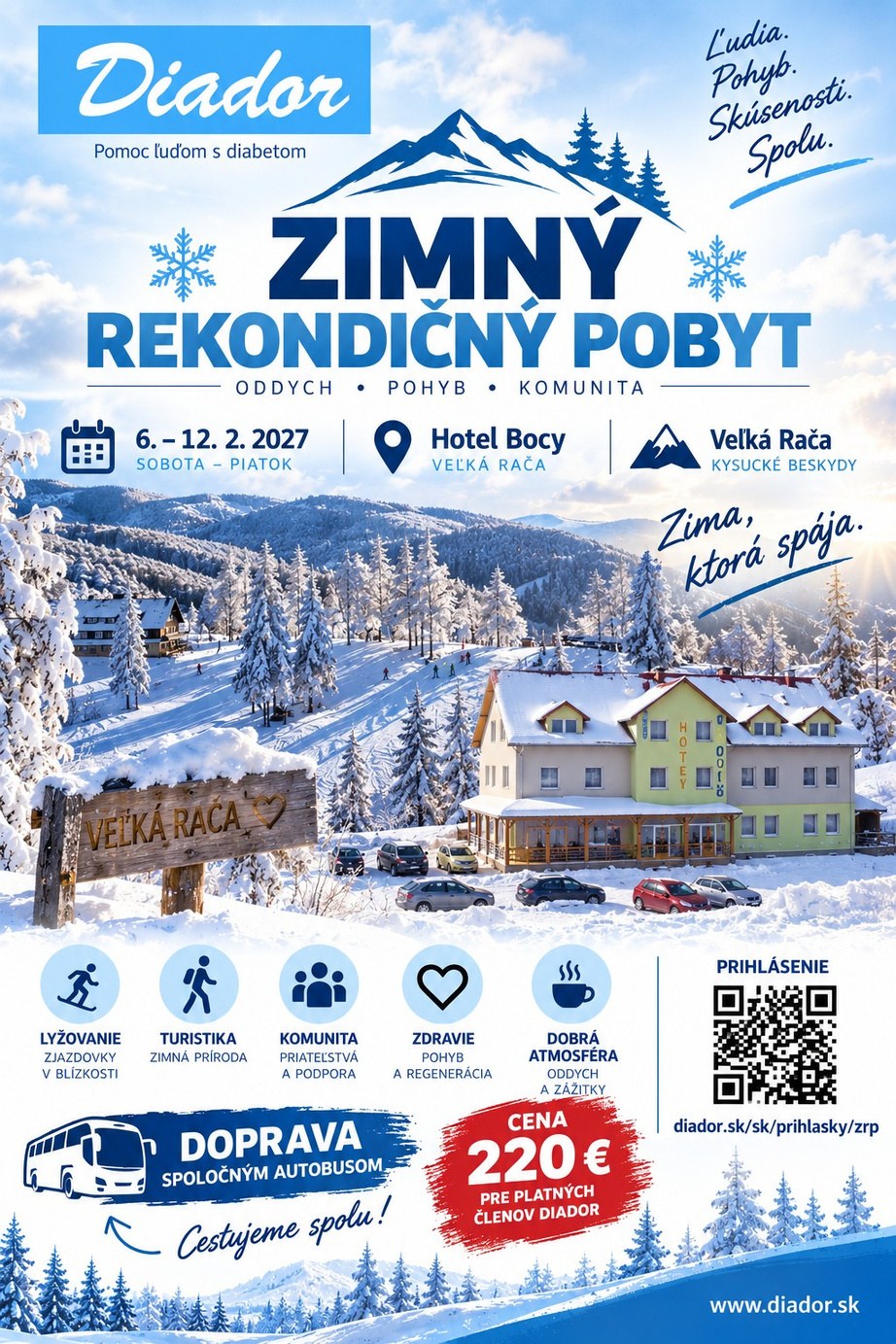 Poster – Winter Recovery Stay 2027, Veľká Rača